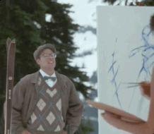 Nude figure painting