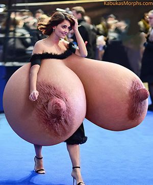 Jenna Coleman Exposing Her Massive Saggy Tits Out In Public