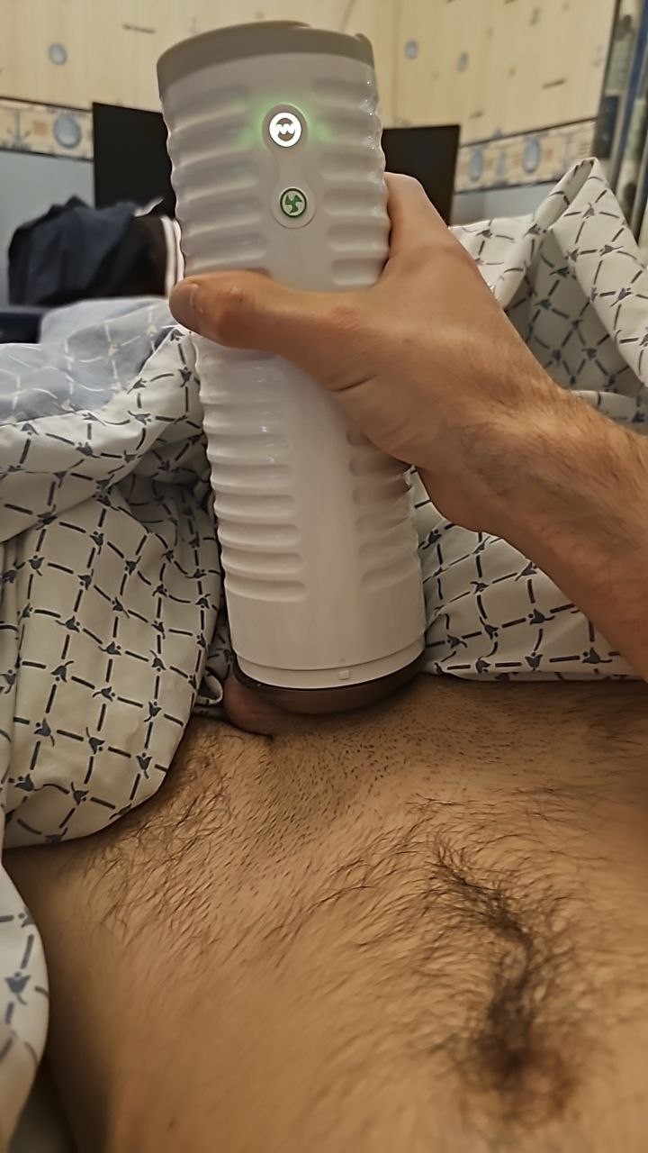 Having fun with toy