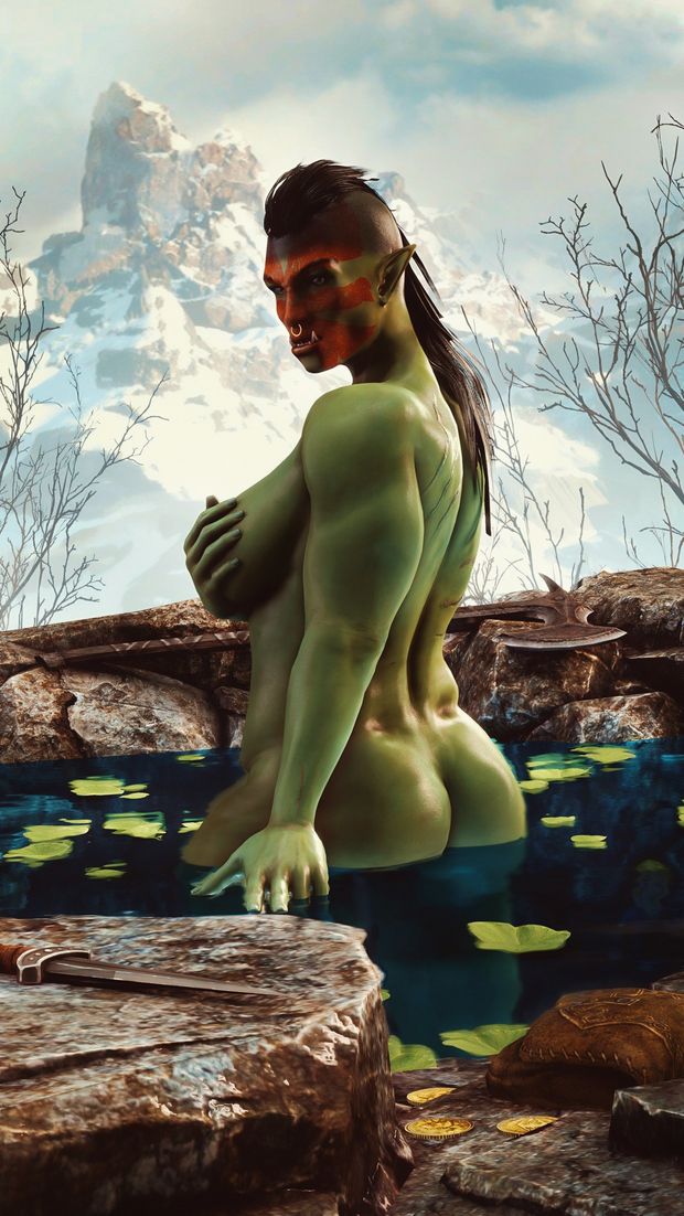 hbnoob orc orcess ass 3d skyrim orsimer rule34 shadbo