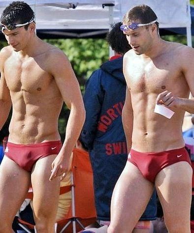 Couple of speedo dick prints