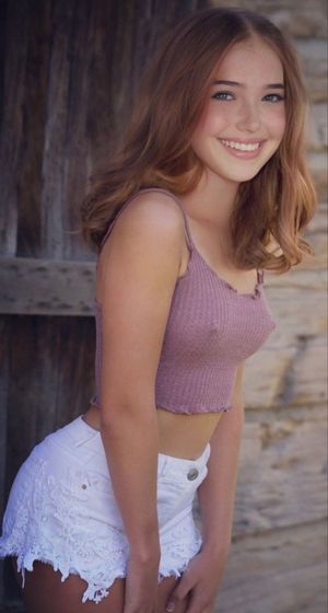 This legal teen highskool girlz sunshine smile is sweetly innocent but those braless nipple pokies of hers---Shwing!