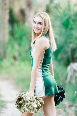 Highskool Girlz + Cheerleader Uniforms + Drinking Fountains = Candid Upkirt Pictures