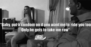 She’s trying to get pregnant, just not with you