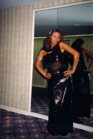 East European brunette.