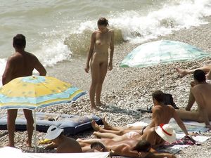still so shy that first time on the nudist-beach