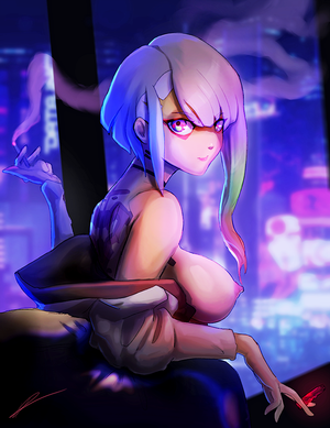 Lucy: Cyberpunk Edgerunners by hotpinkevilbunny