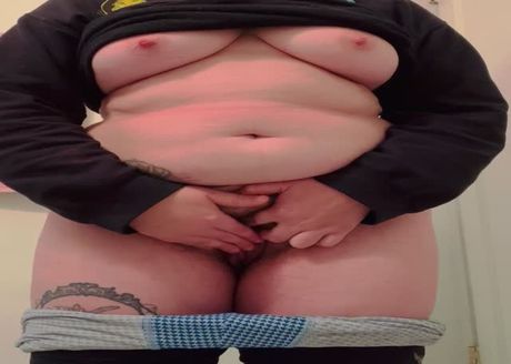 Sue brought to orgasm by her own hands