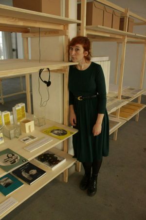 At work...but when she gets home