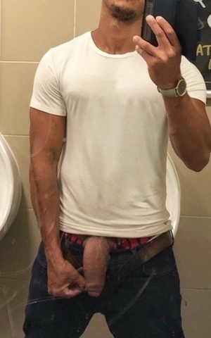 Men's Room Selfie