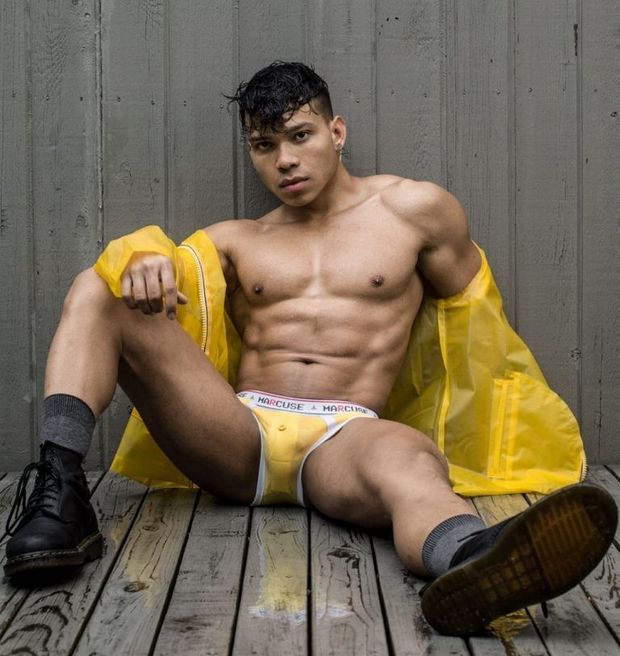 Man in yellow