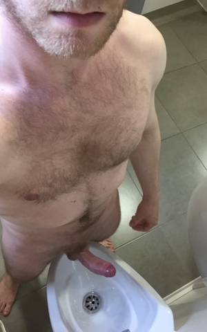 Naked in the men's room
