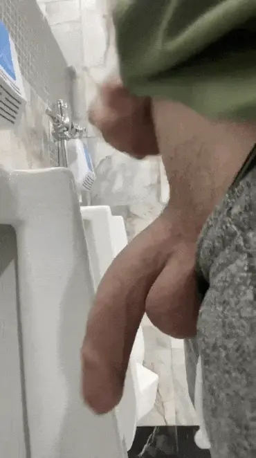 Hanging in the men's room