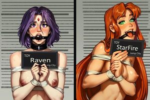 Raven and Starfire get arrested SanePerson