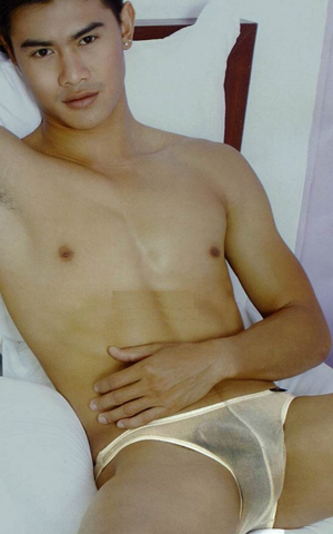 See thru crotch shot