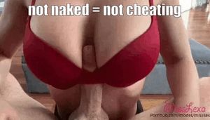 It doesn't even really count as titfucking, he's basically just using my boobs to jerk off