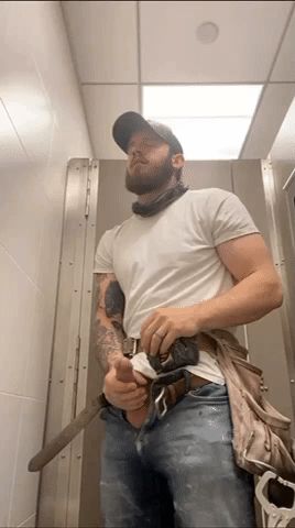 Jacking Off in The Men's Room
