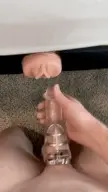 how to masturbate your cock in a chastity cage