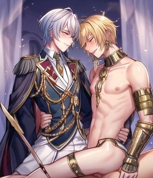 Prince enjoys his personal slave