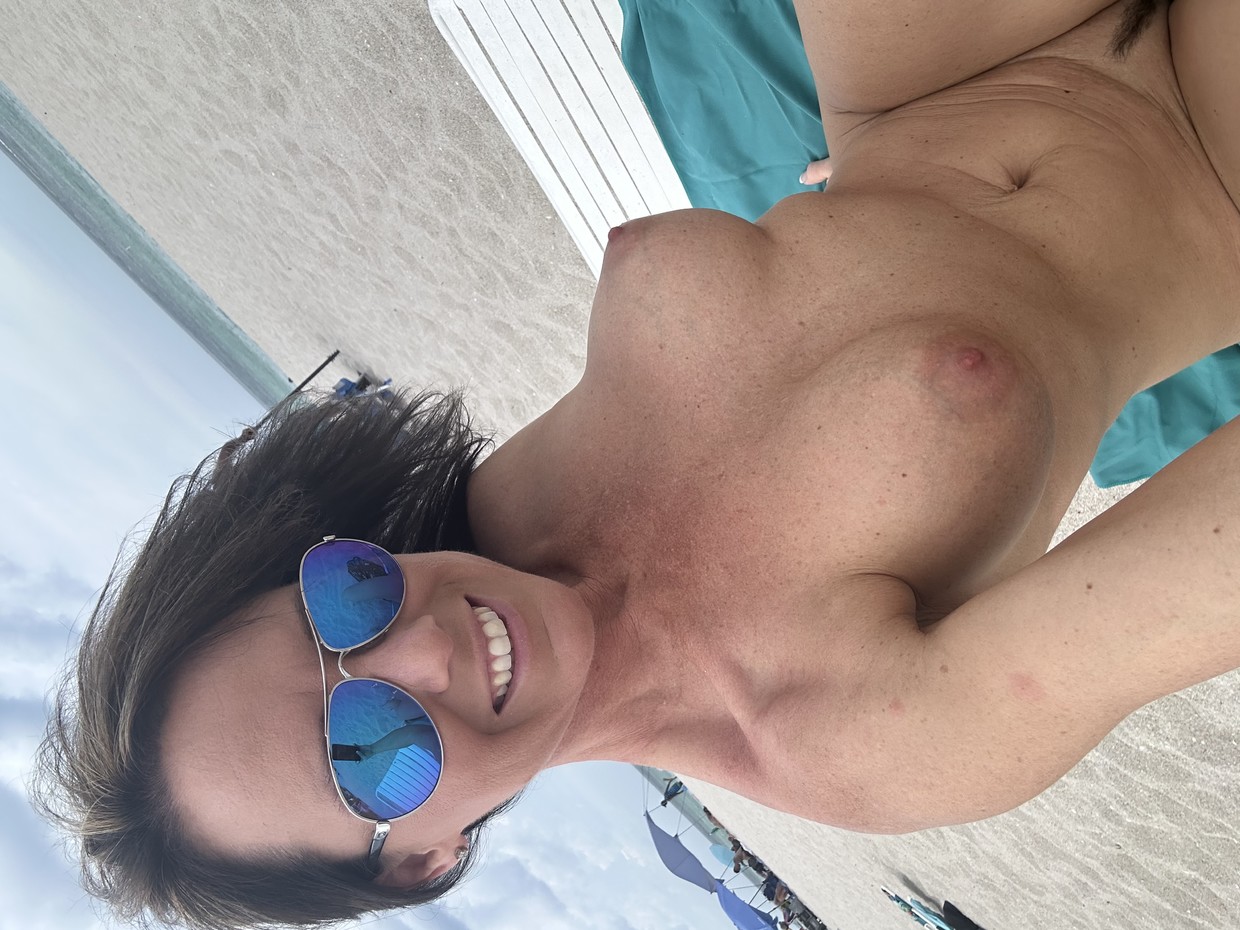 Is this hotwife too old for the beach?