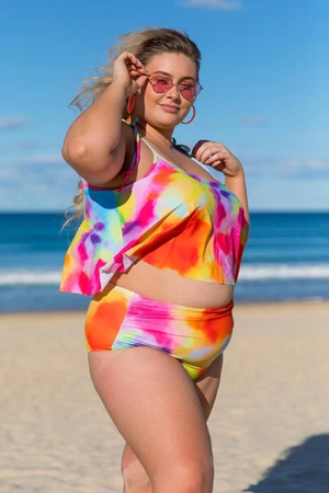 Rainbow Two Piece Bikini