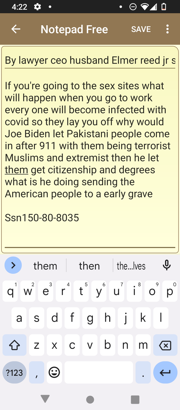 Not good that's my question to the president