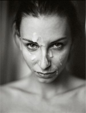 Beautiful and intense facial goddess