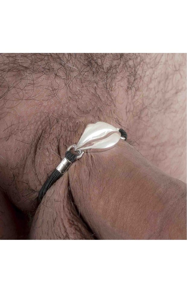 Look What You Made Me Do - Penis Bracelet with Silver Marilyn Lips