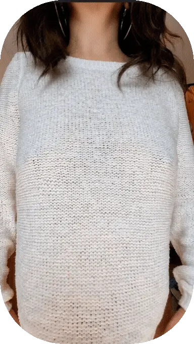 what'cha hidin' under that baggy sweater?