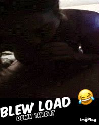 Perfect Big Titty Blonde Giving Head & swallowing when cock blew Load