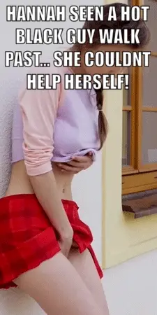 Hannah turned on by black guy