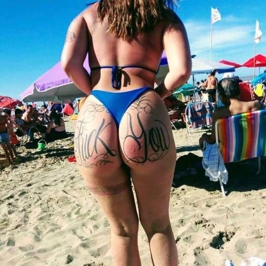 Nice ass on the beach!