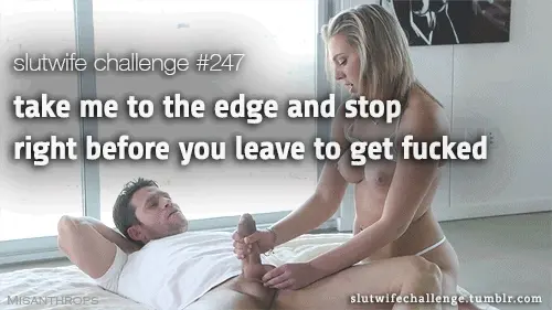 Hotwife jerking husband before fucking her bull