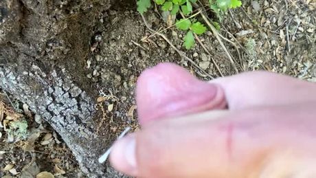 SloMo public Cumshot