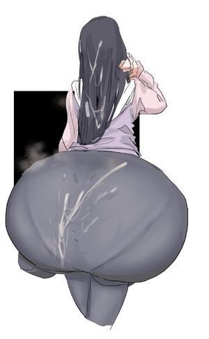 Hinata from behind Artist LEEBO