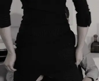 Plump butt ready to ride
