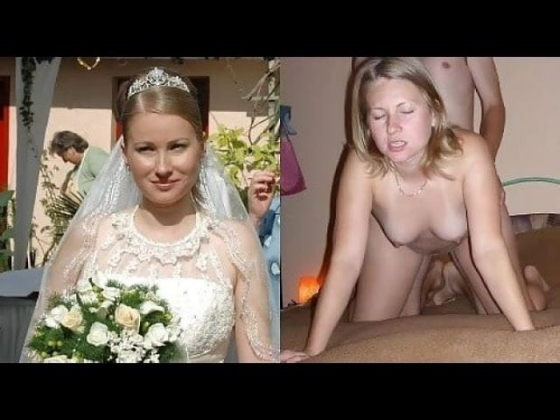 Bride enjoys her wedding night