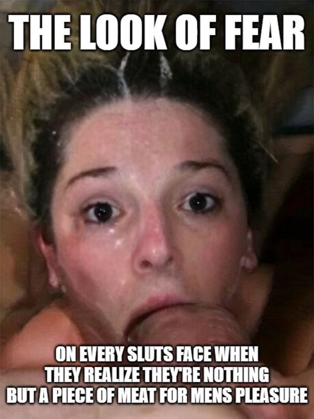 Slutty lil Spic Valeria Mcda "the look of fear" deepthroat caption