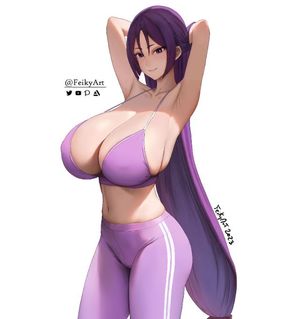 Raikou in yoga pants FeikyArt Fate