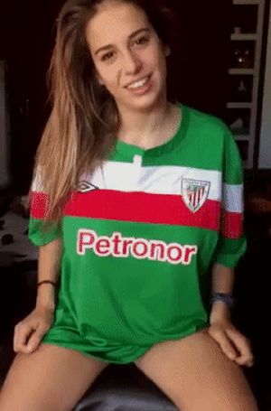 Soccer babe Atletico Bilbao