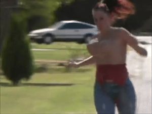 Gianna Michaels Big Tits Bounce While Running