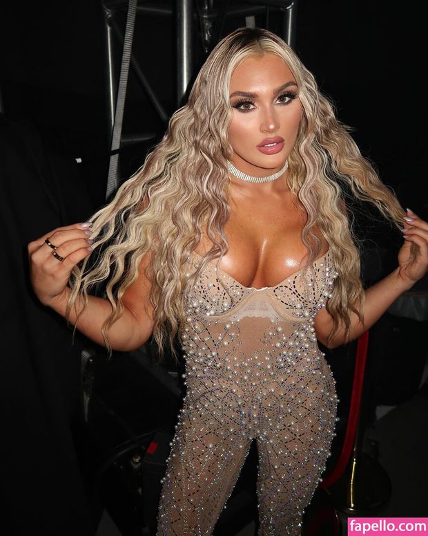 Tiffany Stratton shiny cleavage