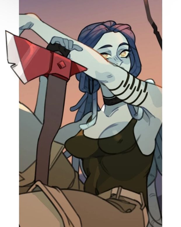 Axe Woman
