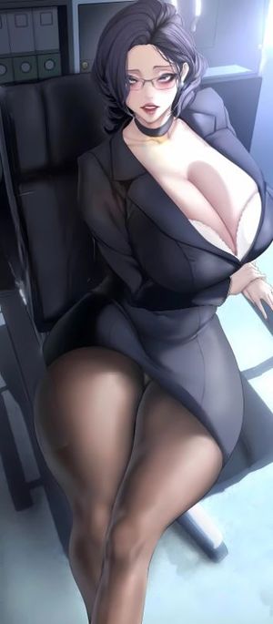 Mommy in the office.