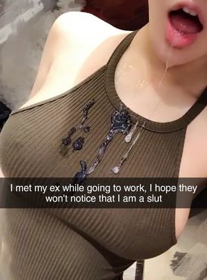 They did in fact notice she was a slut