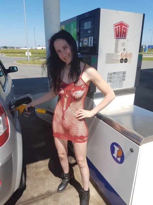 Some dude paid for her gas