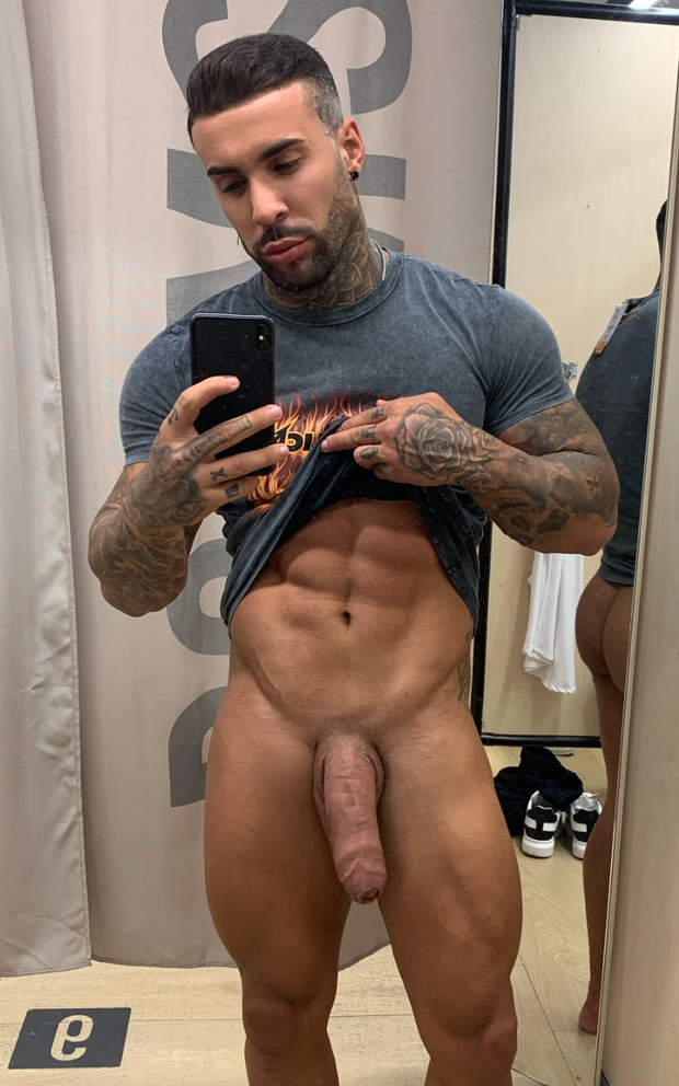 Fantastic big dick selfie