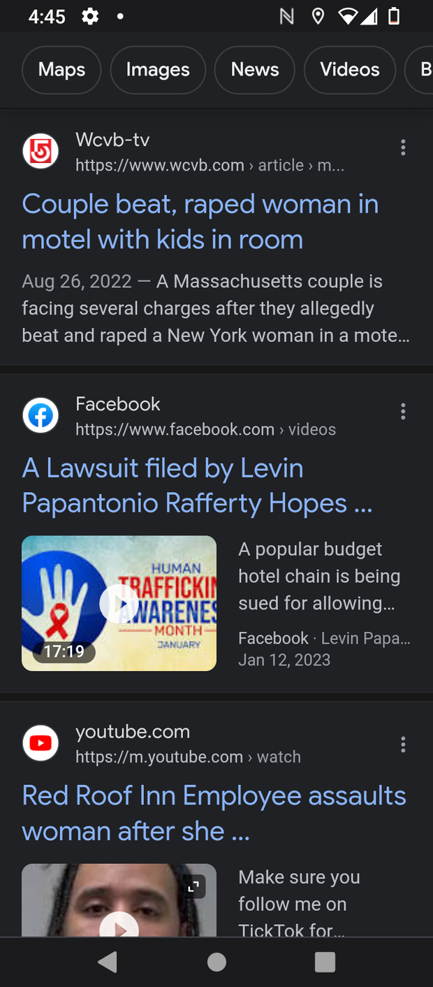 Not good so they red flagged hotels trying to human trafficking women and men