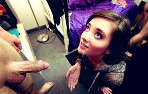 Lovely shot of Gia Paige after she gets a cock to cum