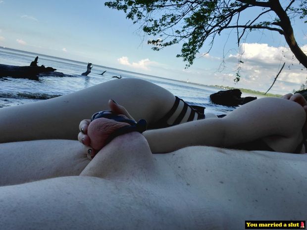 "It was our 5th wedding anniversary. As we lay on the beach, she told me of her many lovers. I haven't fucked her since our wedding night."